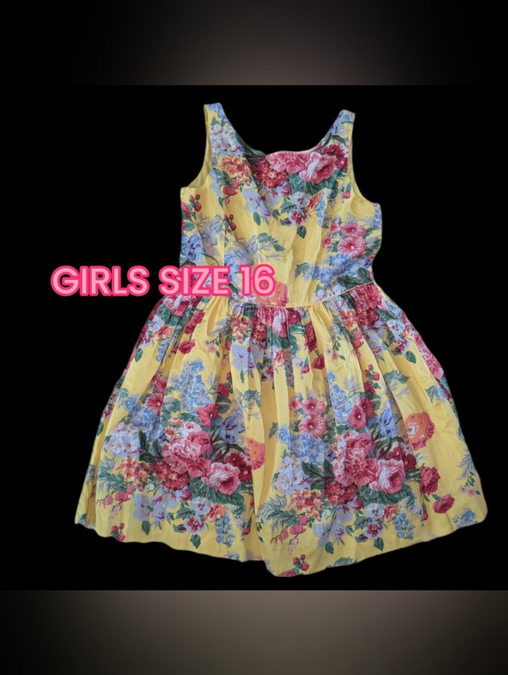 POLO RALPH LAUREN girls Cotton Party Dress Size 16 NWT
